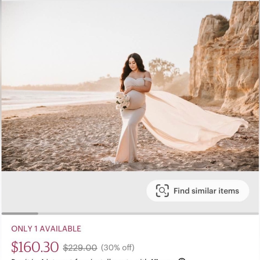 Maternity dress, perfect for photo shoot
